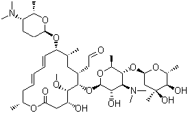 structure of CAS# 8025-81-8, Spiramycin;Foromacidin; Leucomycin; Provamycin; Rovamycin;
