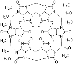 structure of CAS# 80262-44-8, Cucurbit[6]uril hydrate