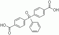 结构式 CAS# 803-19-0, 双(4-羧基苯基)苯基氧化膦