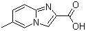结构式 CAS# 80353-93-1, 6-甲基咪唑并[1,2-a]吡啶-2-甲酸