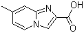 结构式 CAS# 80353-94-2, 7-甲基咪唑并[1,2-a]吡啶-2-羧酸