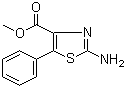 2-Amino-5-phenyl-4-thiazolecarboxylic acid methyl ester molecular structure (CAS 80625-18-9)