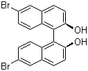 (S)-(-)-6,6'-Dibromo-1,1'-bi-2-naphthol molecular structure (CAS 80655-81-8)