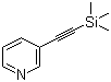 3-[(Trimethylsilyl)ethynyl]pyridine molecular structure (CAS 80673-00-3)