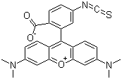 结构式 CAS# 80724-20-5, 四甲基罗丹明异硫氰酸酯