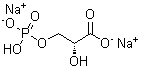 Disodium D-3-phosphoglycerate molecular structure (CAS 80731-10-8)