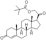 结构式 CAS# 808-48-0, 去氧皮质酮新戊酸酯