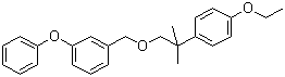 结构式 CAS# 80844-07-1, 醚菊酯; 2-(4-乙氧基苯基-2-甲基丙基-3-苯氧基苄基醚