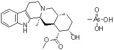Yohimbine methylarsonate molecular structure (CAS 80925-03-7)