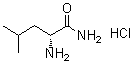 structure of CAS# 80970-09-8, D-Leucinamide hydrochloride;(R)-Leucinamide hydrochloride; NSC 206279