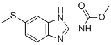 structure of CAS# 80983-45-5, Albendazole EP Impurity F;methyl N-(6-methylsulfanyl-1H-benzimidazol-2-yl)carbamate