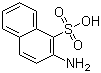 structure of CAS# 81-16-3, 2-Aminonaphthalene-1-sulfonic acid;2-Naphthylamine-1-sulfonic acid; Tobias acid