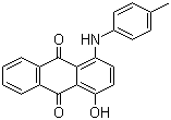 结构式 CAS# 81-48-1, 溶剂紫 13; 1-羟基-4-(对甲苯胺基)-蒽醌; 分散蓝 72; 溶剂蓝 90