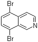 5,8-Dibromoisoquinoline molecular structure (CAS 81045-39-8)