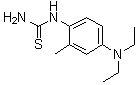 结构式 CAS# 810662-59-0, [4-(二乙基氨基)-2-甲基苯基]硫脲