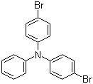 structure of CAS# 81090-53-1, 4,4'-Dibromotriphenylamine;N,N-Bis(4-bromophenyl)aniline; N,N-Diphenyl-4,4'-dibromoaniline