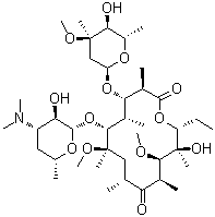 11-O-甲基克拉霉素分子结构 (CAS 81103-14-2)