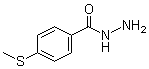 structure of CAS# 81104-42-9, 4-(Methylsulfanyl)benzohydrazide;1-(Methylthio)benzene-4-carbohydrazide; 4-Methylthiobenzoylhydrazine; NSC 101467; p-(Methylthio)benzohydrazide