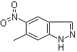 structure of CAS# 81115-43-7, 6-Methyl-5-nitro-1H-indazole;6-Methyl-5-nitroindazole
