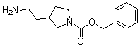 结构式 CAS# 811842-07-6, 3-(2-氨基乙基)吡咯烷-1-甲酸苄酯