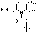 结构式 CAS# 811842-15-6, 2-(氨基甲基)-3,4-二氢-1(2H)-喹啉甲酸叔丁酯