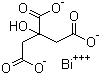 Bismuth citrate  molecular structure (CAS 813-93-4)