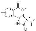 Imazamethabenz methyl ester molecular structure (CAS 81405-85-8)