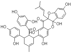 Sanggenone D molecular structure (CAS 81422-93-7)