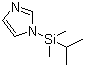 结构式 CAS# 81452-04-2, 1-(二甲基异丙基硅烷)咪唑