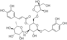 结构式 CAS# 81525-13-5, 连翘脂苷 B