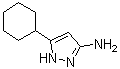 structure of CAS# 81542-54-3, 5-Cyclohexyl-1H-pyrazol-3-amine