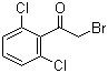 structure of CAS# 81547-72-0, 2-Bromo-2',6'-dichloroacetophenone;2-Bromo-1-(2,6-dichlorophenyl)ethanone