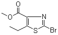 Methyl 2-bromo-5-ethylthiazole-4-carboxylate molecular structure (CAS 81569-46-2)