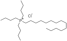 structure of CAS# 81741-28-8, Tributyltetradecylphosphonium chloride;Tetradecyltributylphosphonium chloride