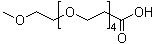 4,7,10,13,16-Pentaoxaheptadecanoic acid molecular structure (CAS 81836-43-3)