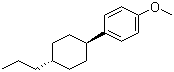 1-Methoxy-4-(trans-4-propylcyclohexyl)benzene molecular structure (CAS 81936-32-5)