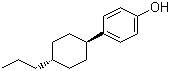 结构式 CAS# 81936-33-6, 反式-4-丙基环己基苯酚
