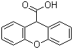 呫吨-9-羧酸分子结构 (CAS 82-07-5)