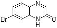 结构式 CAS# 82031-32-1, 7-溴-2(1H)-喹喔啉酮