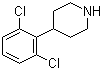 4-(2,6-Dichlorophenyl)piperidine molecular structure (CAS 82211-90-3)