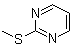结构式 CAS# 823-09-6, 2-甲硫基嘧啶