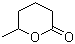 structure of CAS# 823-22-3, delta-Hexalactone;5-Hydroxyhexanoic acid lactone; delta-Caprolactone; delta-Methyl-delta-valerolactone