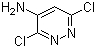 3,6-Dichloropyridazin-4-amine molecular structure (CAS 823-58-5)