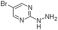 结构式 CAS# 823-89-2, 5-溴-2-肼基嘧啶