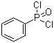 structure of CAS# 824-72-6, Phenylphosphonic dichloride;Benzene phosphorous oxydichloride; Dichlorophenylphosphine oxide