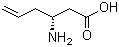 structure of CAS# 82448-92-8, (R)-3-Amino-5-hexenoic acid;(3R)-3-Amino-5-hexenoic acid