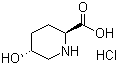 (2S,5R)-5-Hydroxypipecolic acid hydrochloride molecular structure (CAS 824943-40-0)