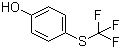 4-(Trifluoromethylthio)phenol molecular structure (CAS 825-83-2)