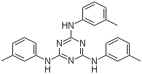 N,N',N''-Tris(3-methylphenyl)-1,3,5-triazine-2,4,6-triamine molecular structure (CAS 82504-70-9)