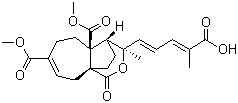 Pseudolaric acid B molecular structure (CAS 82508-31-4)